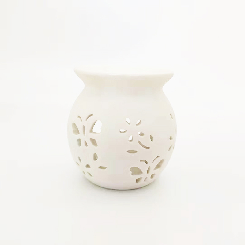 Ceramic aroma essential oil burner wax melt warmer UK for home decor